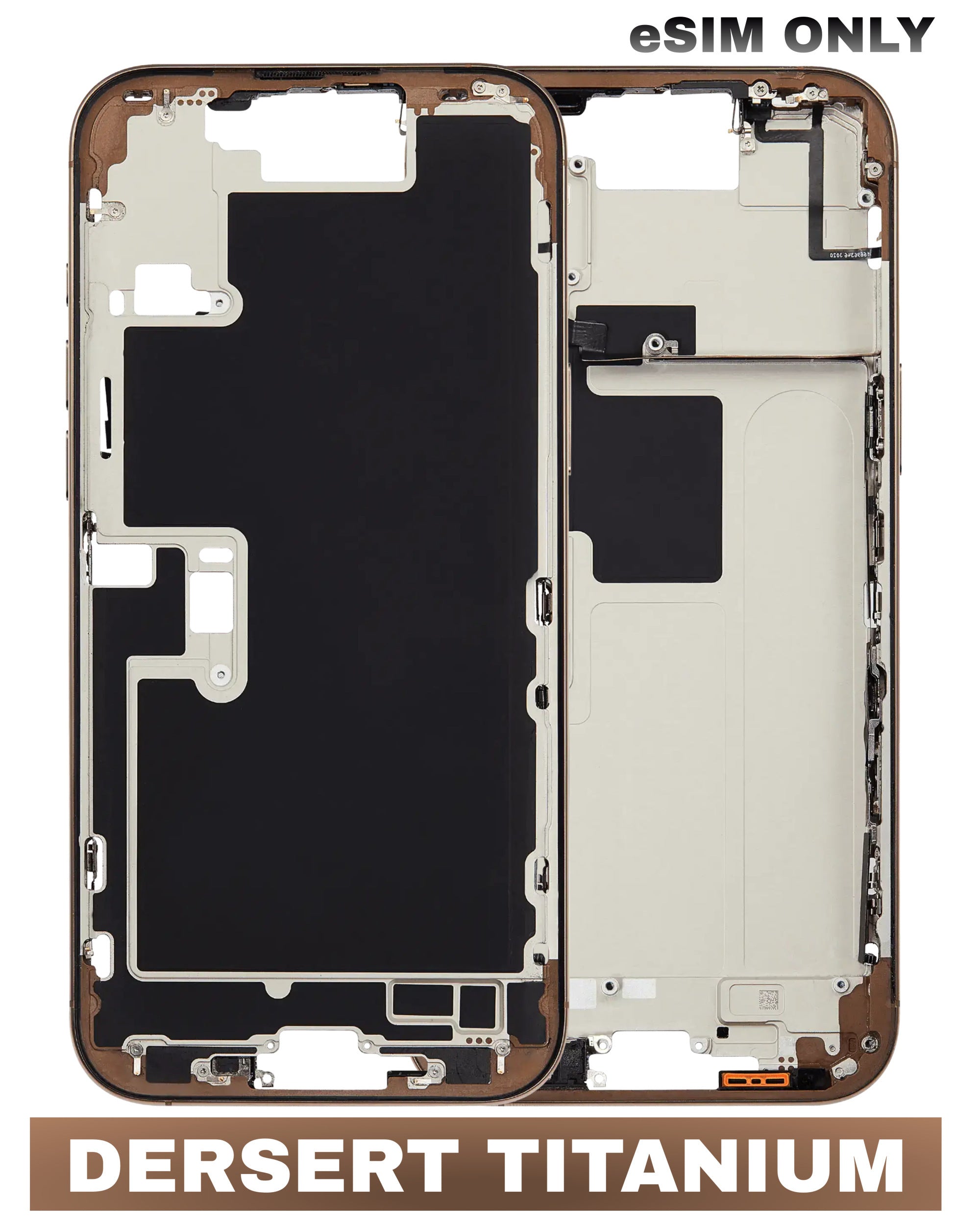 For iPhone 16 Pro Max Mid-Frame Housing Replacement / US Version (No Small Parts) (All Color)