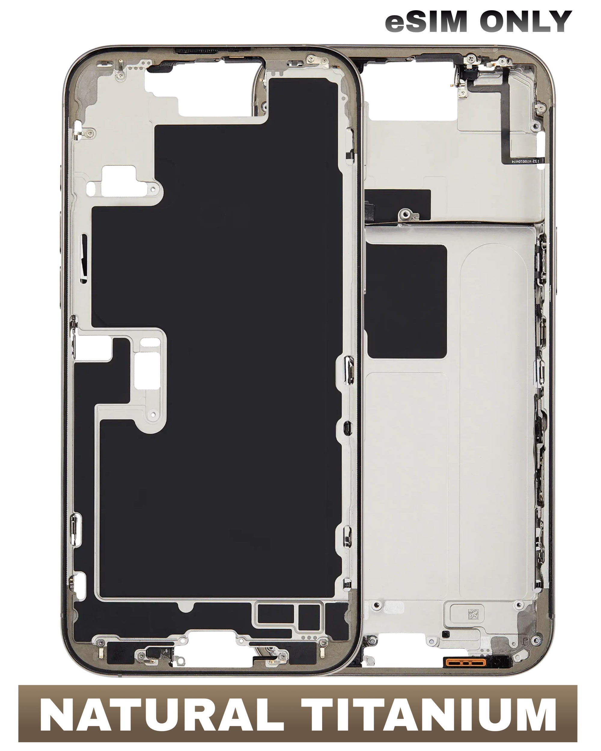 For iPhone 16 Pro Max Mid-Frame Housing Replacement / US Version (No Small Parts) (All Color)