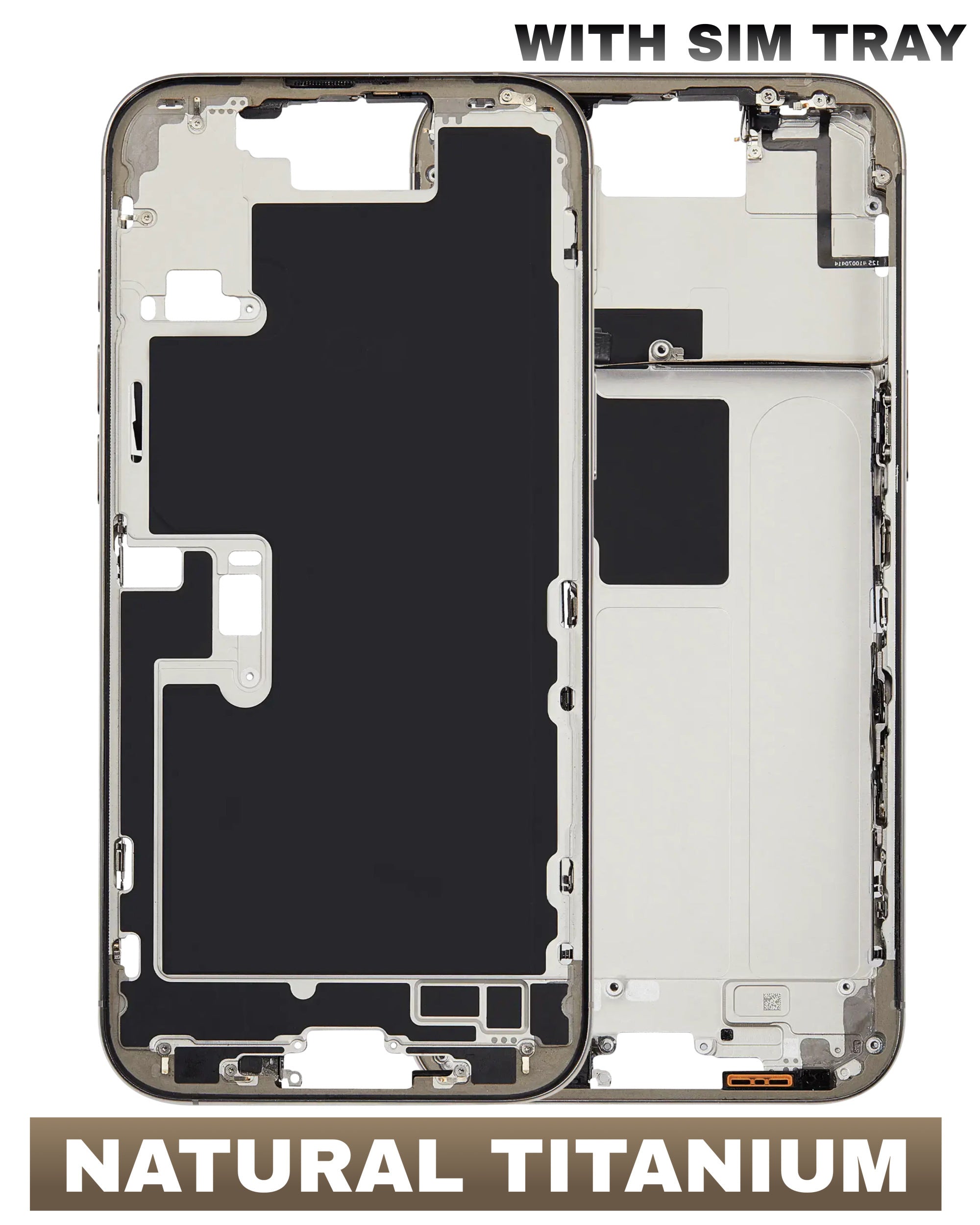 For iPhone 16 Pro Max Mid-Frame Housing Replacement / International Version (No Small Parts) (All Color)