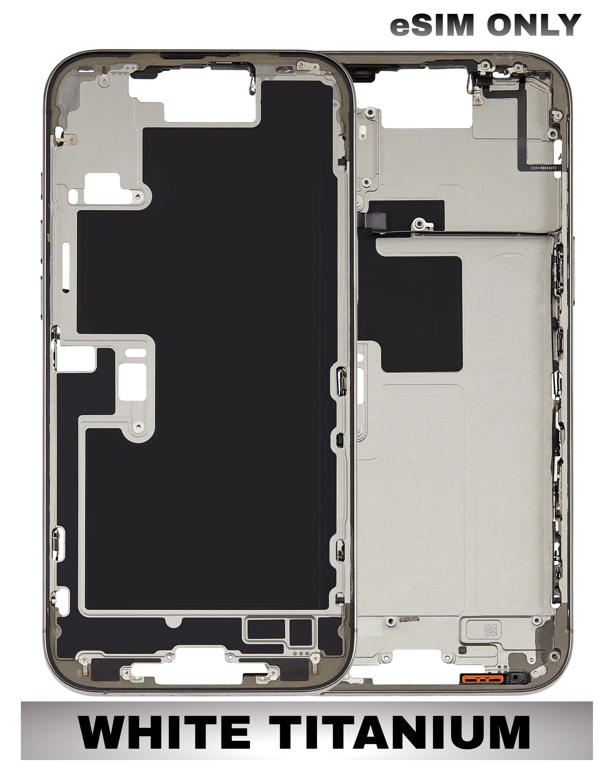 For iPhone 16 Pro Max Mid-Frame Housing Replacement / US Version (No Small Parts) (All Color)