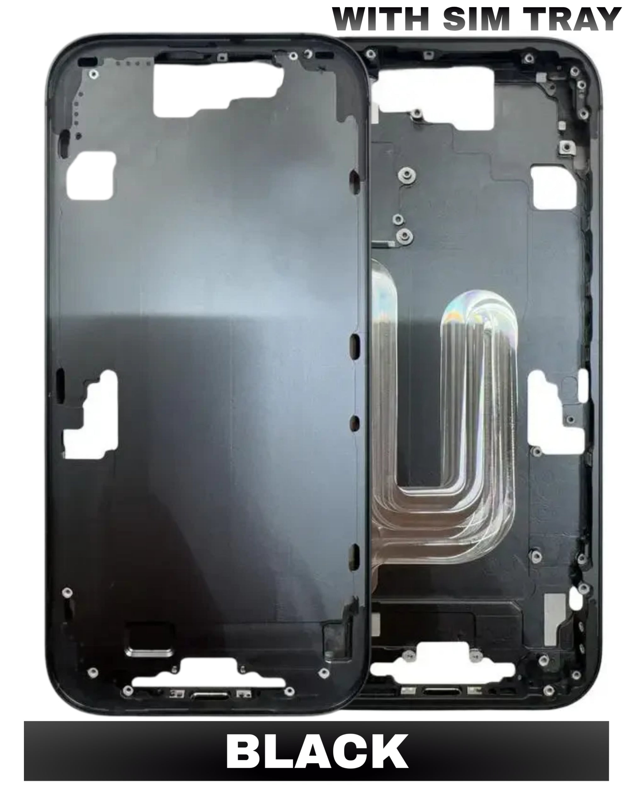 For iPhone 17 Mid-Frame Housing Replacement / International Version (No Small Parts) (All Color)