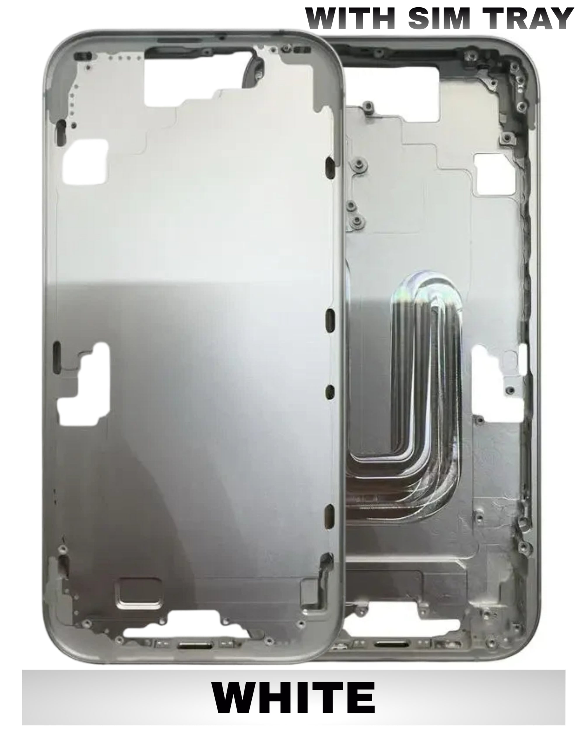 For iPhone 17 Mid-Frame Housing Replacement / International Version (No Small Parts) (All Color)