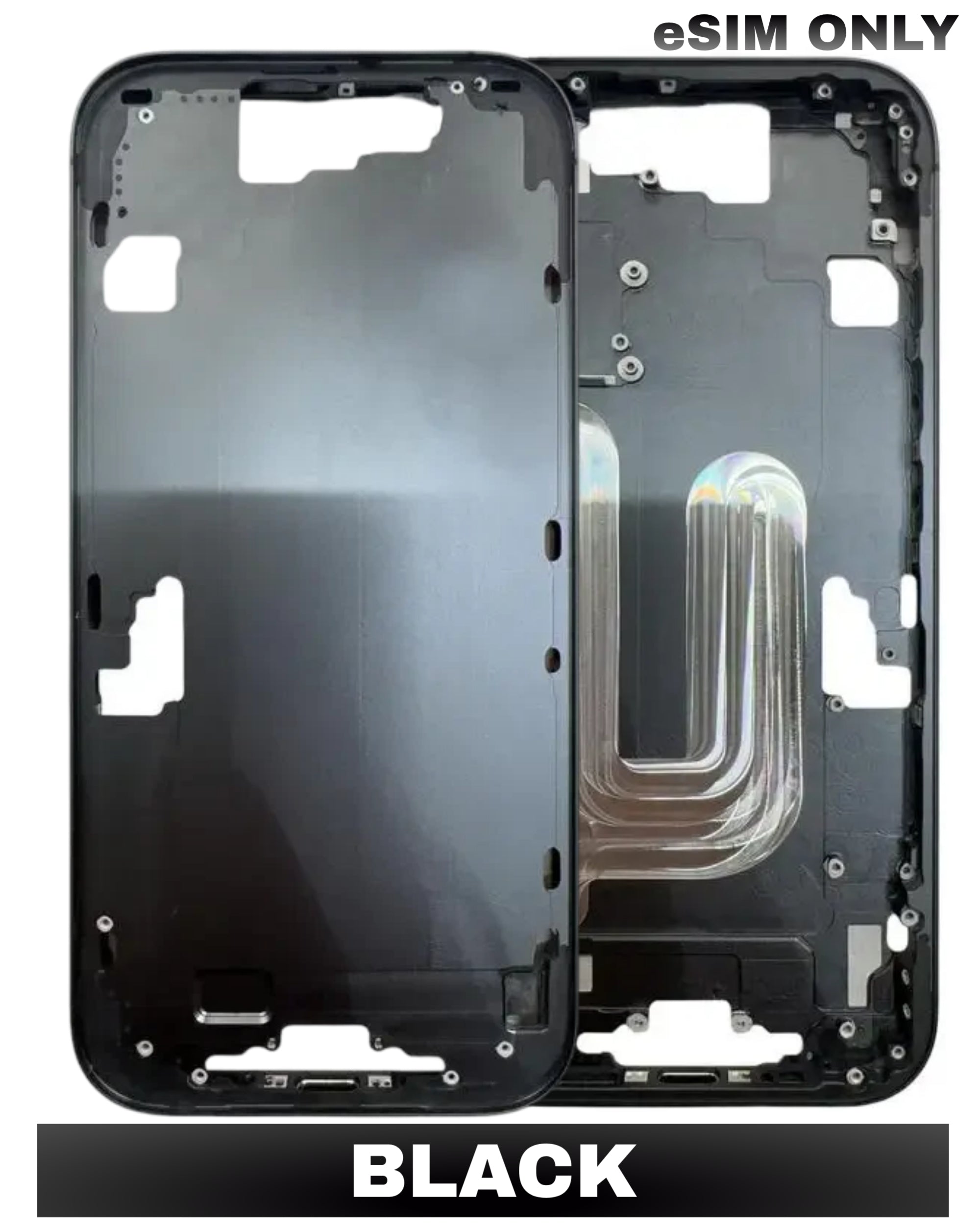 For iPhone 17 Mid-Frame Housing Replacement / US Version (No Small Parts) (All Color)