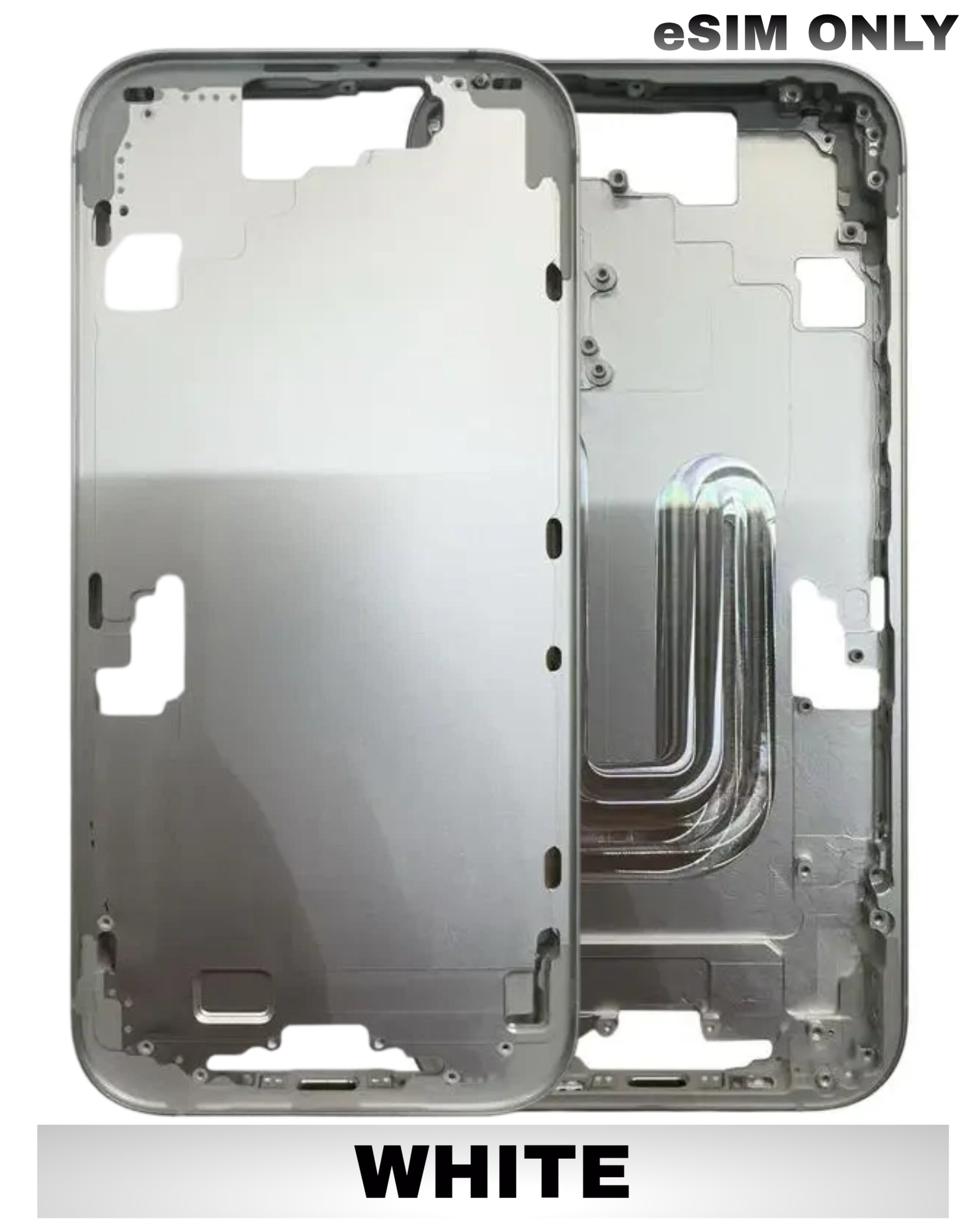 For iPhone 17 Mid-Frame Housing Replacement / US Version (No Small Parts) (All Color)