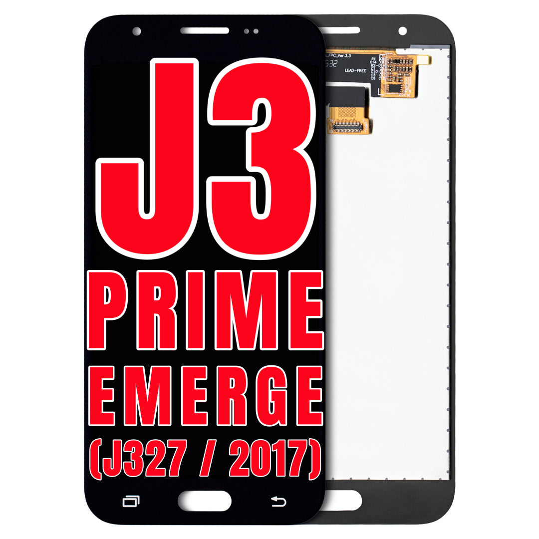 For Samsung Galaxy J3 Prime / Emerge (J327 / 2017) OLED Screen Replacement Without Frame (Black)