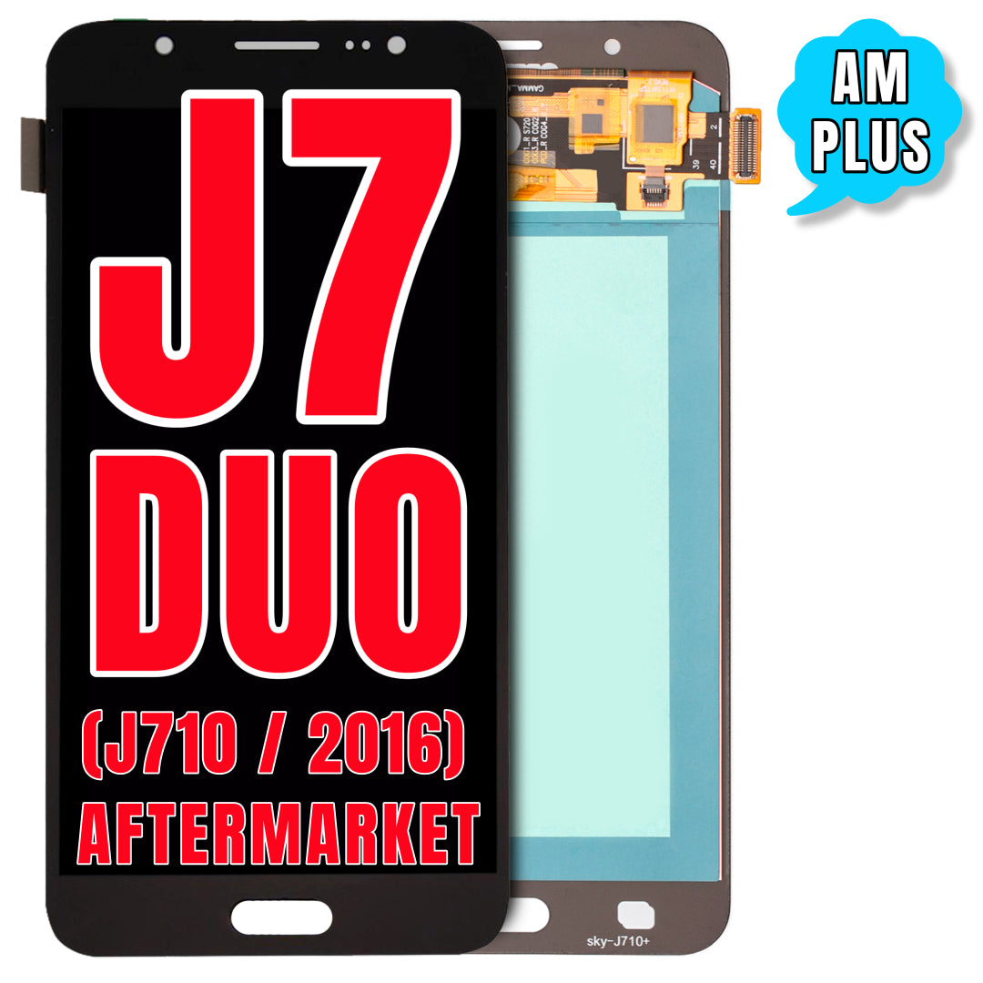 For Samsung Galaxy J7 Duos (J710 / 2016) LCD Screen Replacement Without Frame (Aftermarket Pro) (Black)