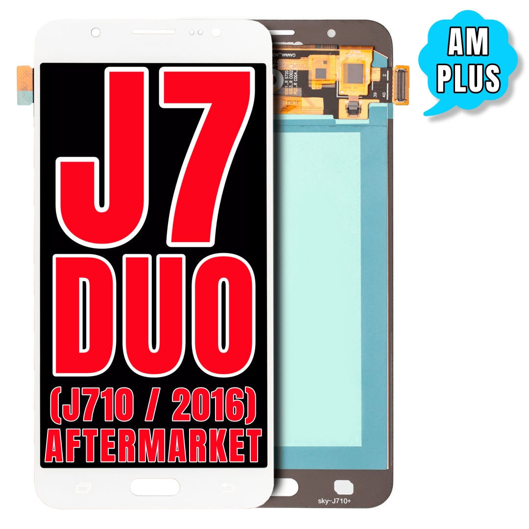 For Samsung Galaxy J7 Duos (J710 / 2016) LCD Screen Replacement Without Frame (Aftermarket Pro) (White)