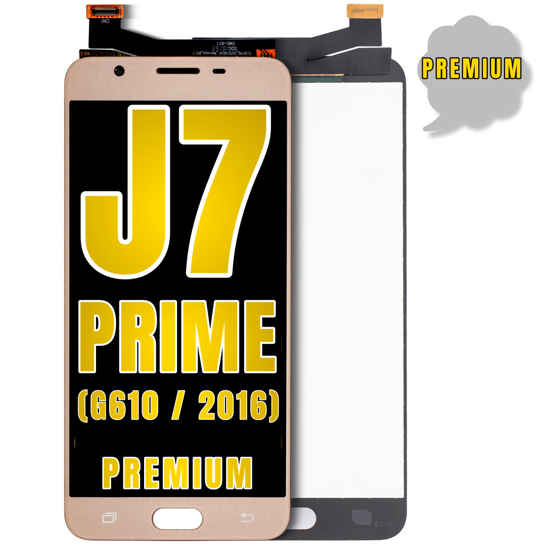 For Samsung Galaxy J7 Prime (G610 / 2016) LCD Screen Replacement Without Frame (Gold)