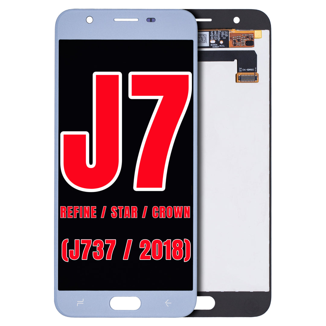 For Samsung Galaxy J7 Refine / Star / Crown (J737 / 2018) LCD Screen Replacement Without Frame (Blue)