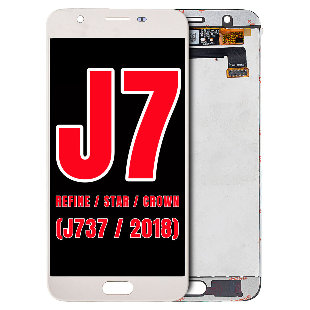 For Samsung Galaxy J7 Refine / Star / Crown (J737 / 2018) LCD Screen Replacement Without Frame (Gold)