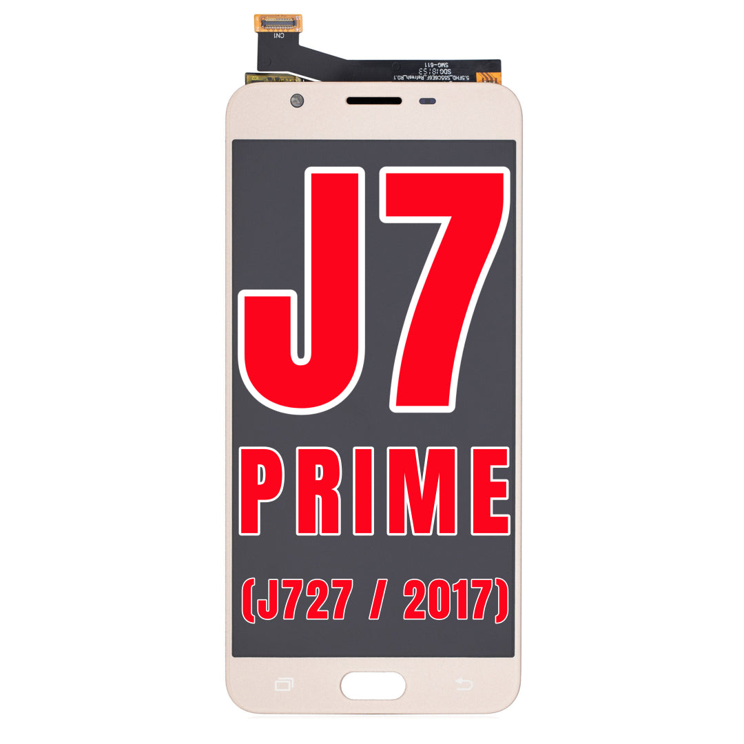 For Samsung Galaxy J7 Prime (J727 / 2017) LCD Screen Replacement Without Frame (Gold)