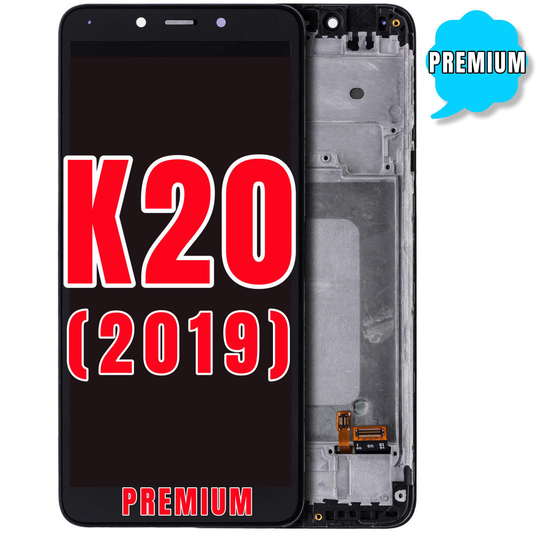 For K20 (2019) LCD Screen Replacement With Frame (Premium) (All Colors)