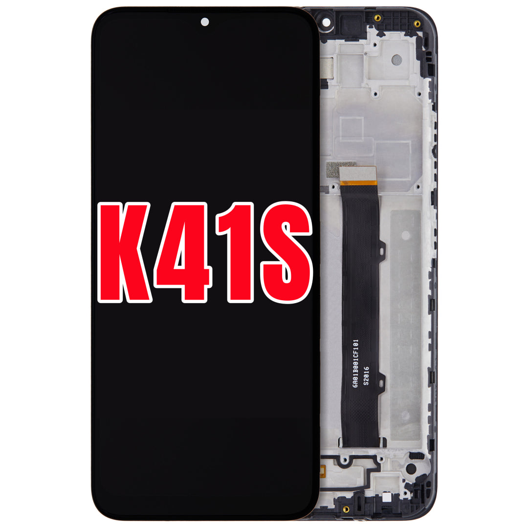 For K41S (2020) LCD Screen Replacement With Frame (All Colors)