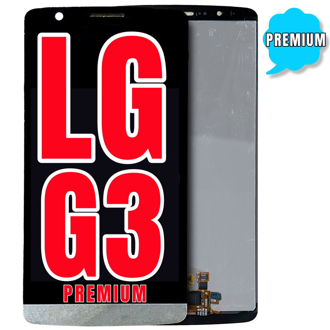 For LG G3 LCD Screen Replacement Without Frame (Premium) (Black)