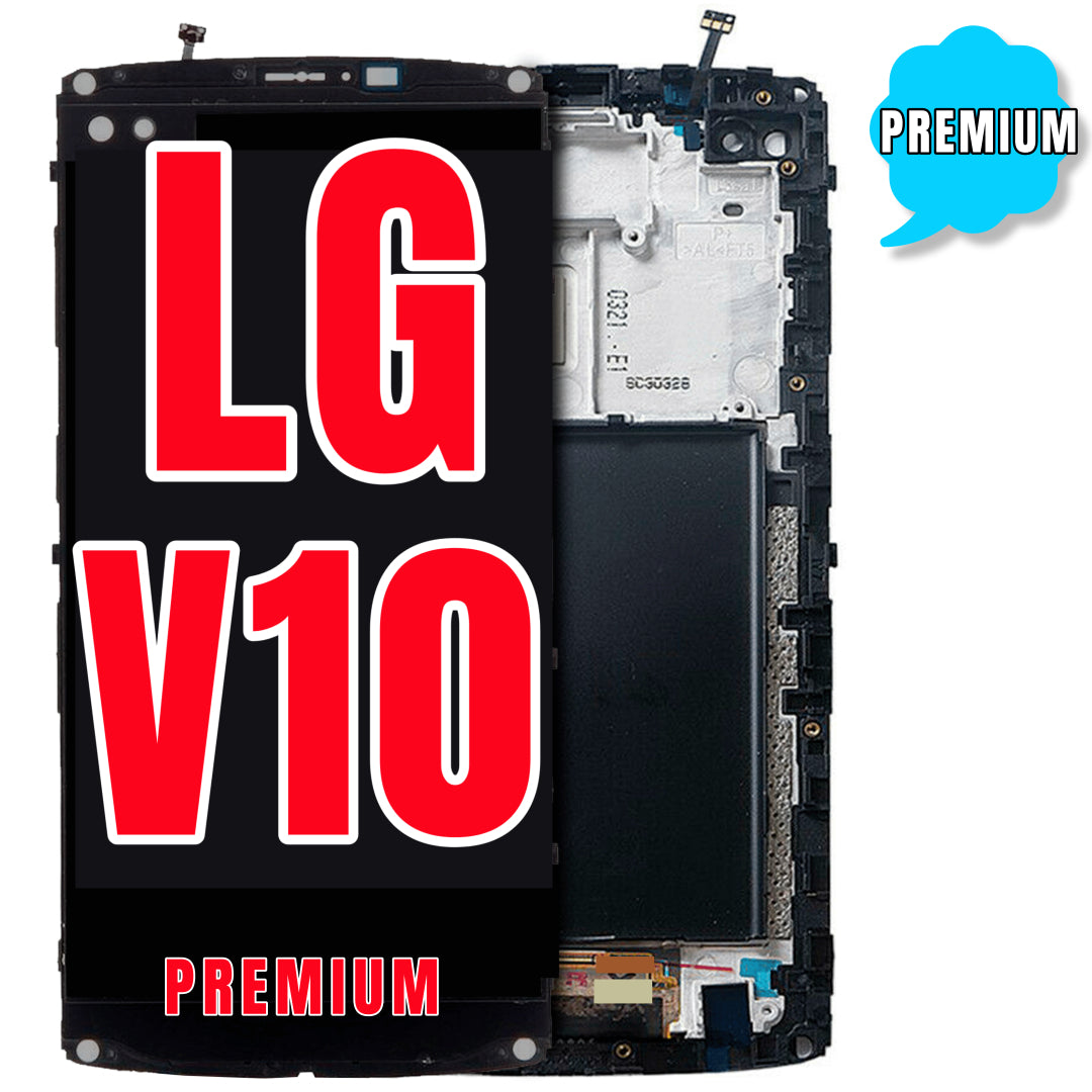 For LG V10 LCD Screen Replacement With Frame (Premium) (All Colors)