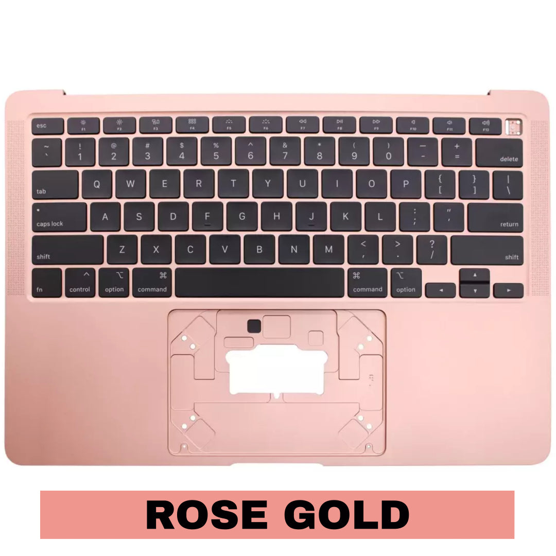 For MacBook Air 13" (A2179 / Early 2020) Top Case With Keyboard Replacement / US Version (Rose Gold)