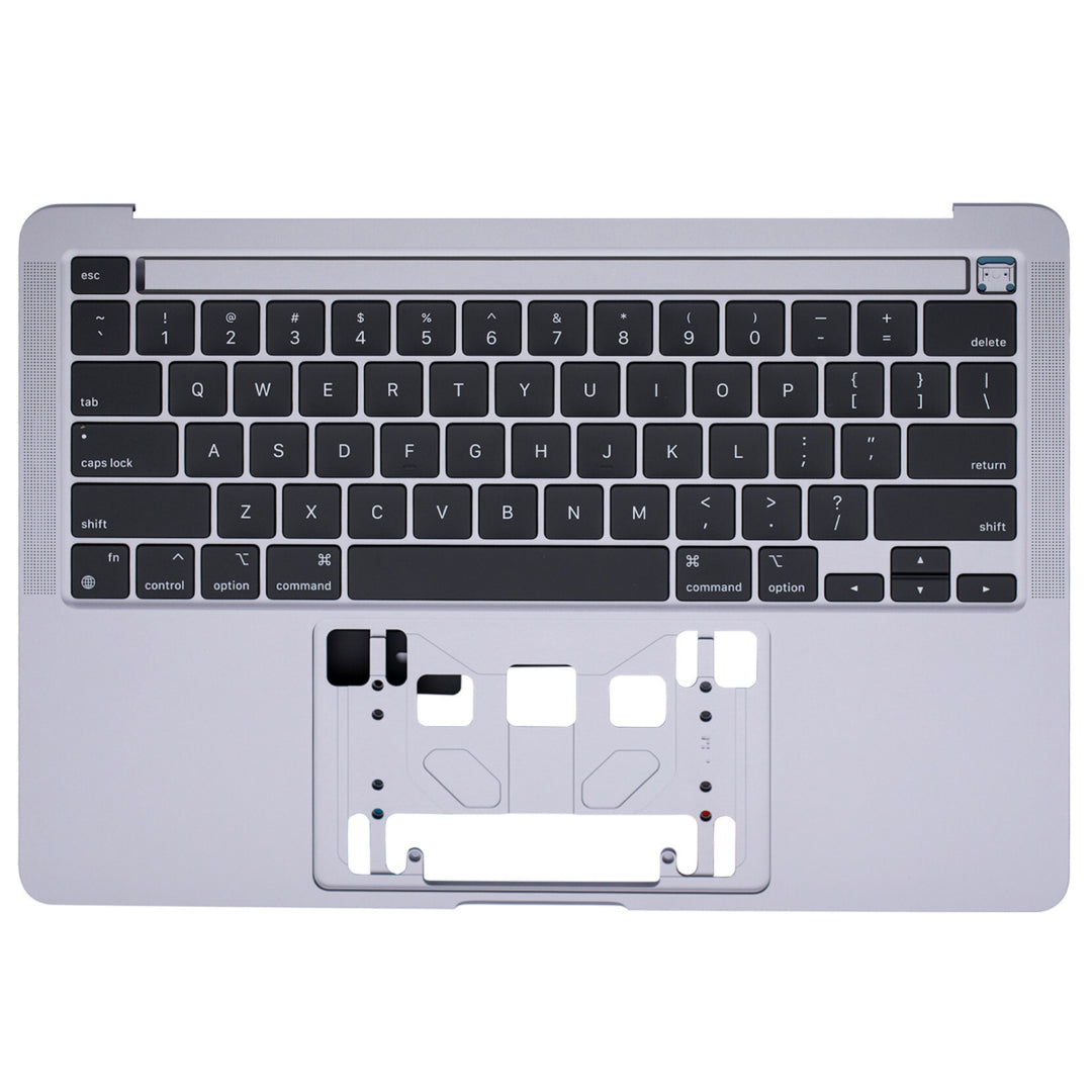 For MacBook Pro 13" (A2338 / Late 2020) Top Case With Keyboard Replacement / US Version (Space Gray)