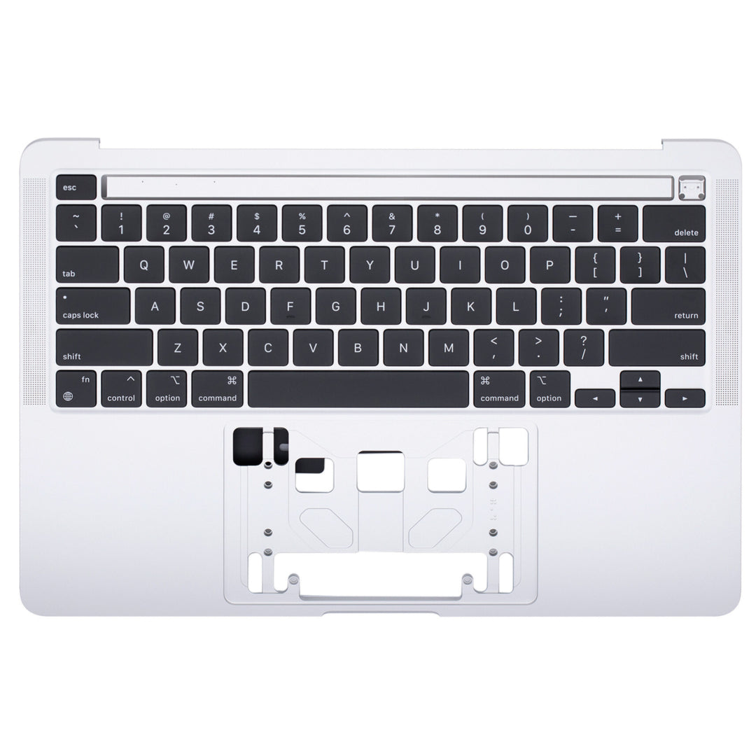 For MacBook Pro 13" (A2338 / Late 2020) Top Case With Keyboard Replacement / US Version (Silver)