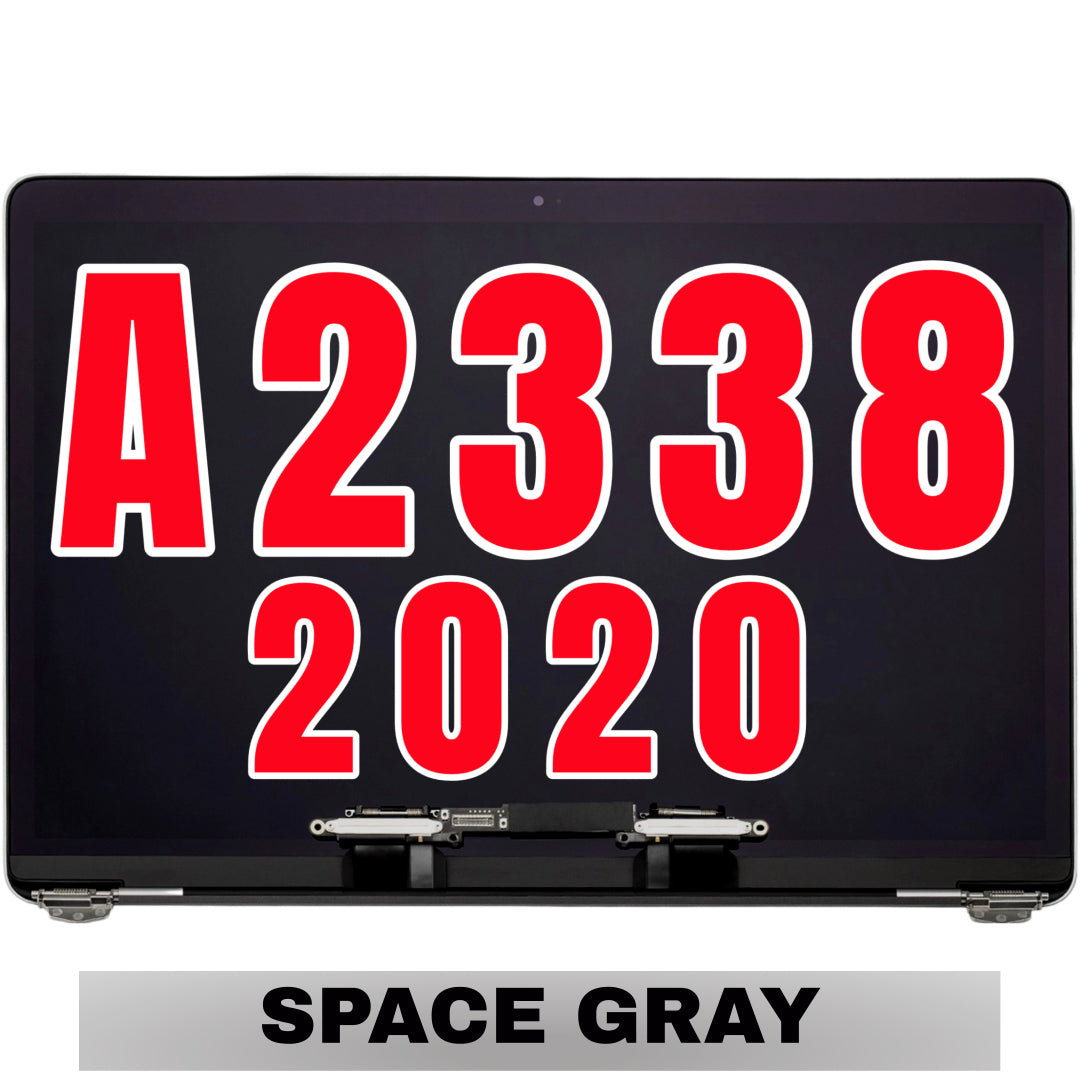 For MacBook Pro 13" (A2338 / Late 2020) LCD Screen With Top Cover / Light Sensor Replacement (Space Gray)