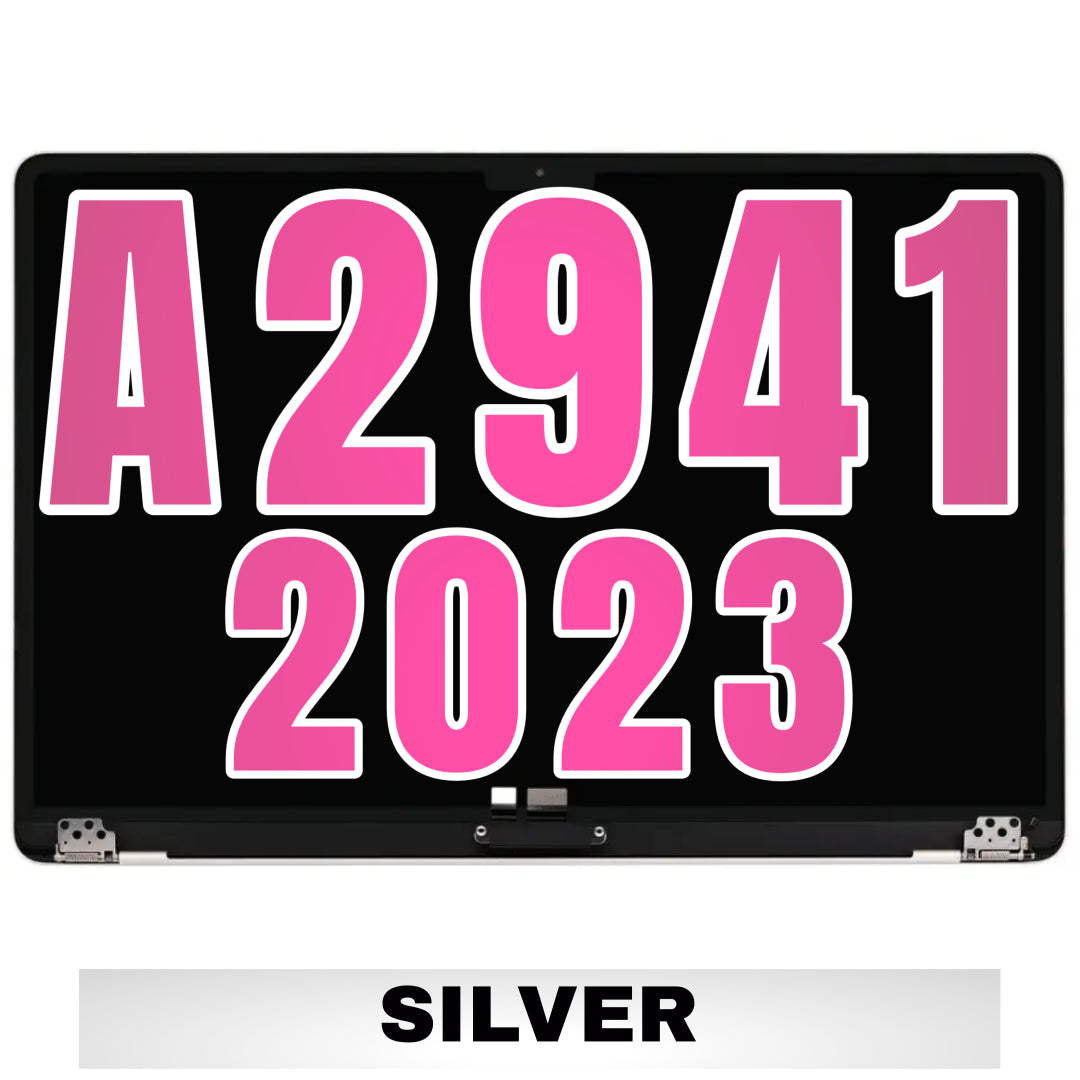 For MacBook Air 15" (A2941 / 2023) / Air 15" (A3114 / 2024) LCD Screen With Top Cover / Light Sensor Replacement  (Aftermarket) (Silver)