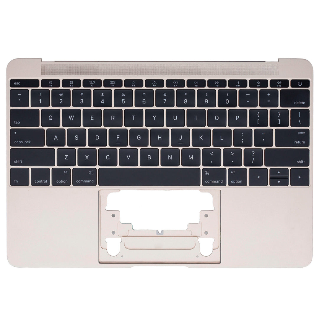 For MacBook Retina 12" (A1534 / Early 2015) Top Case With Keyboard Replacement / US Version (Gold)