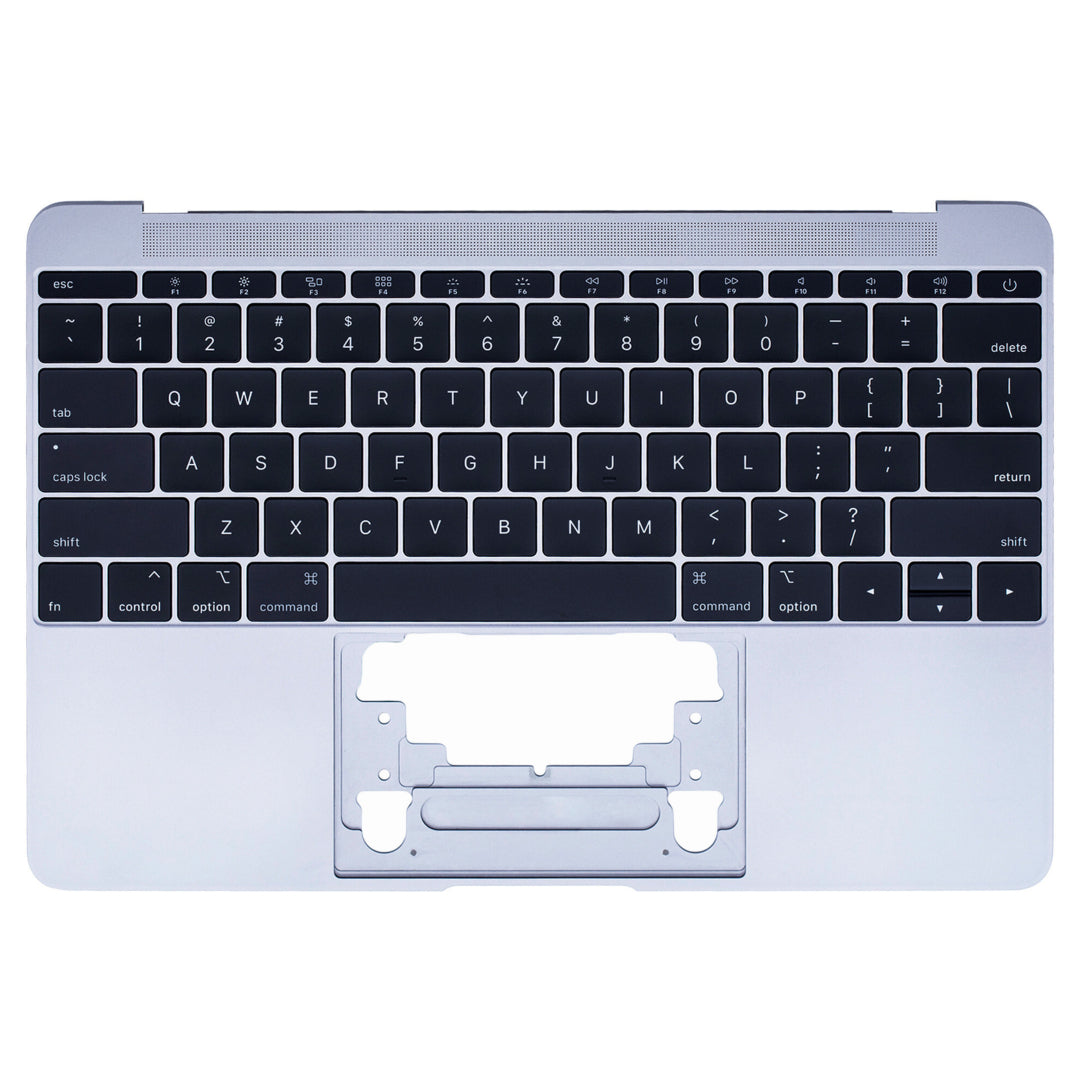 For MacBook Retina 12" (A1534 / Early 2015) Top Case With Keyboard Replacement / US Version (Space Gray)