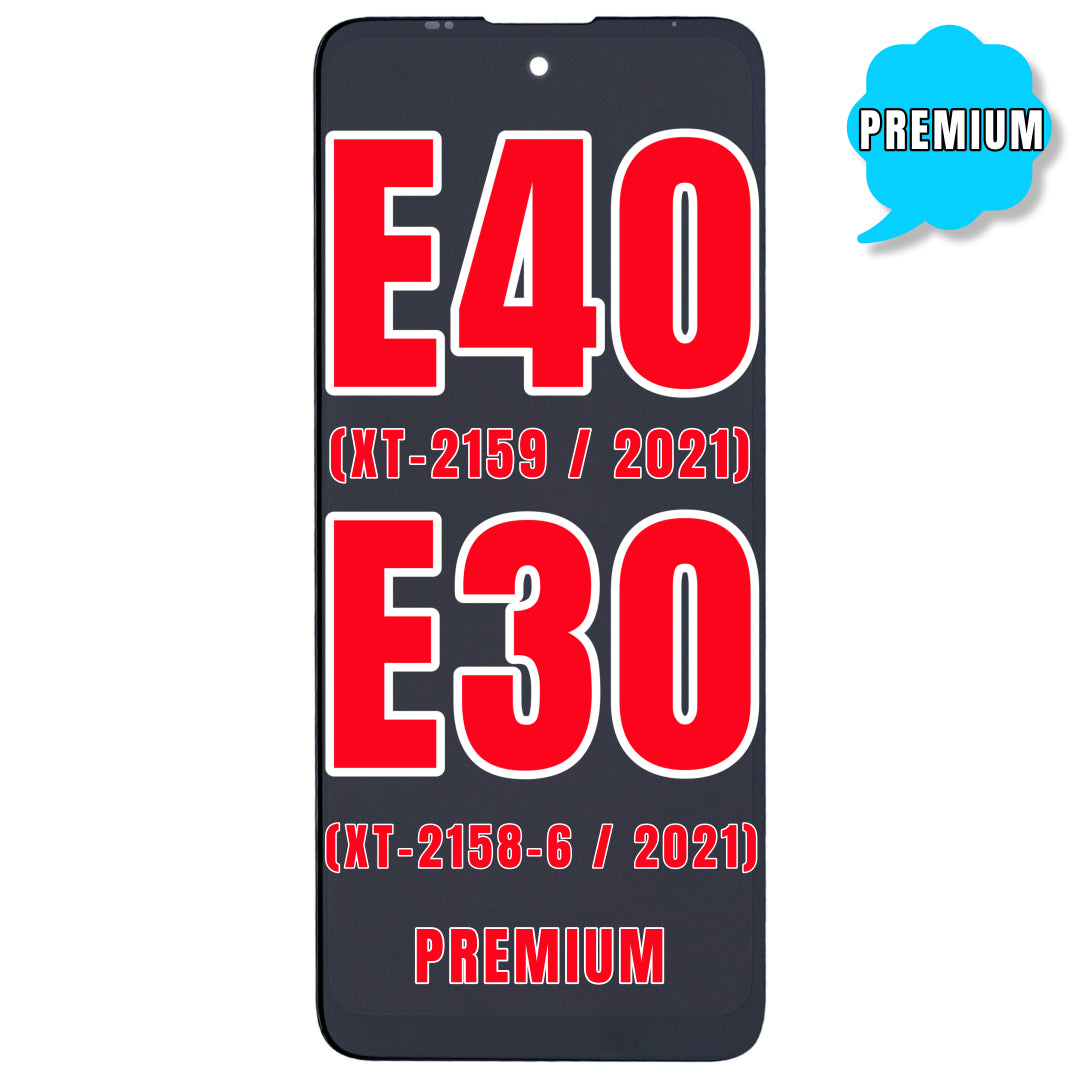 For Moto E30 (XT-2158-6 / 2021) / E40 (XT-2159 / 2021) LCD Screen Replacement Without Frame (Premium) (All Colors)