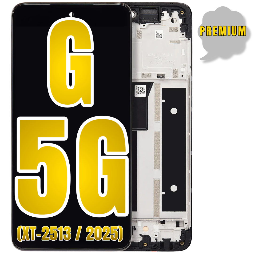 For Moto G 5G (XT-2513 / 2025) LCD Screen Replacement With Frame (Premium) (All Colors)
