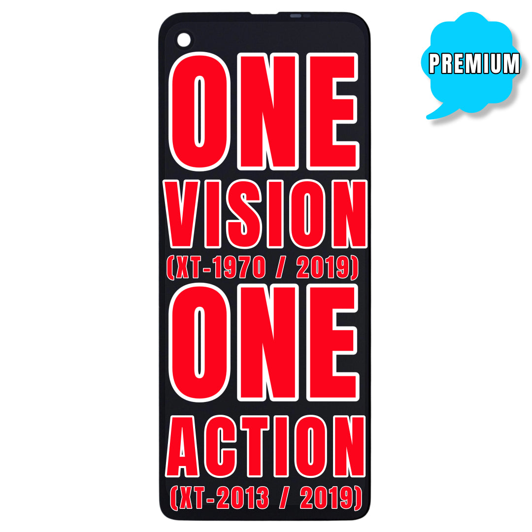 For Moto One Vision (XT-1970 / 2019) / One Action (XT-2013 / 2019) LCD Screen Replacement Without Frame (Premium) (All Colors)