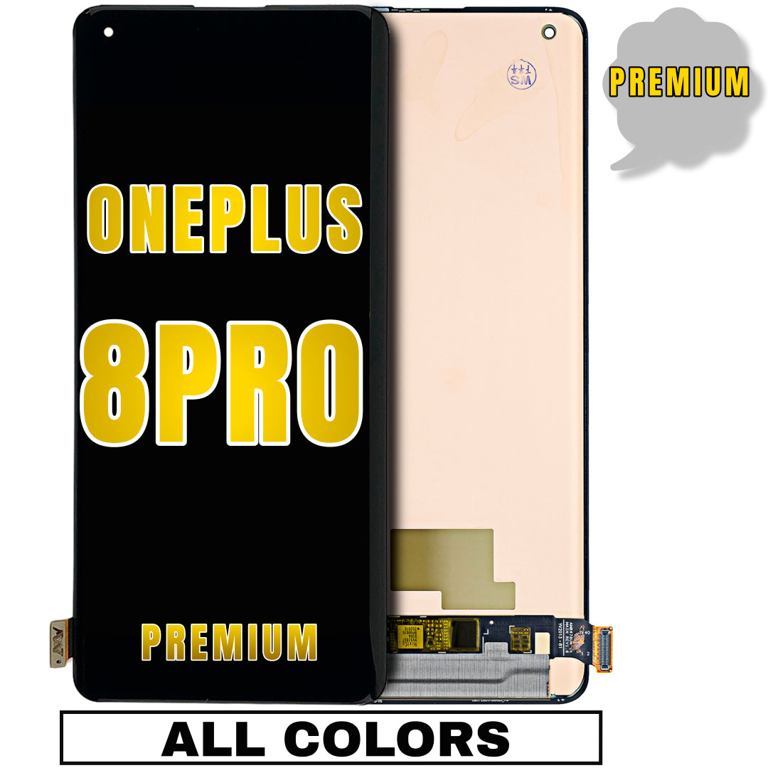 For OnePlus 8 Pro / 8T Pro / OPPO Find X2/X2 Pro OLED Screen Replacement Without Frame (Premium) (All Colors)