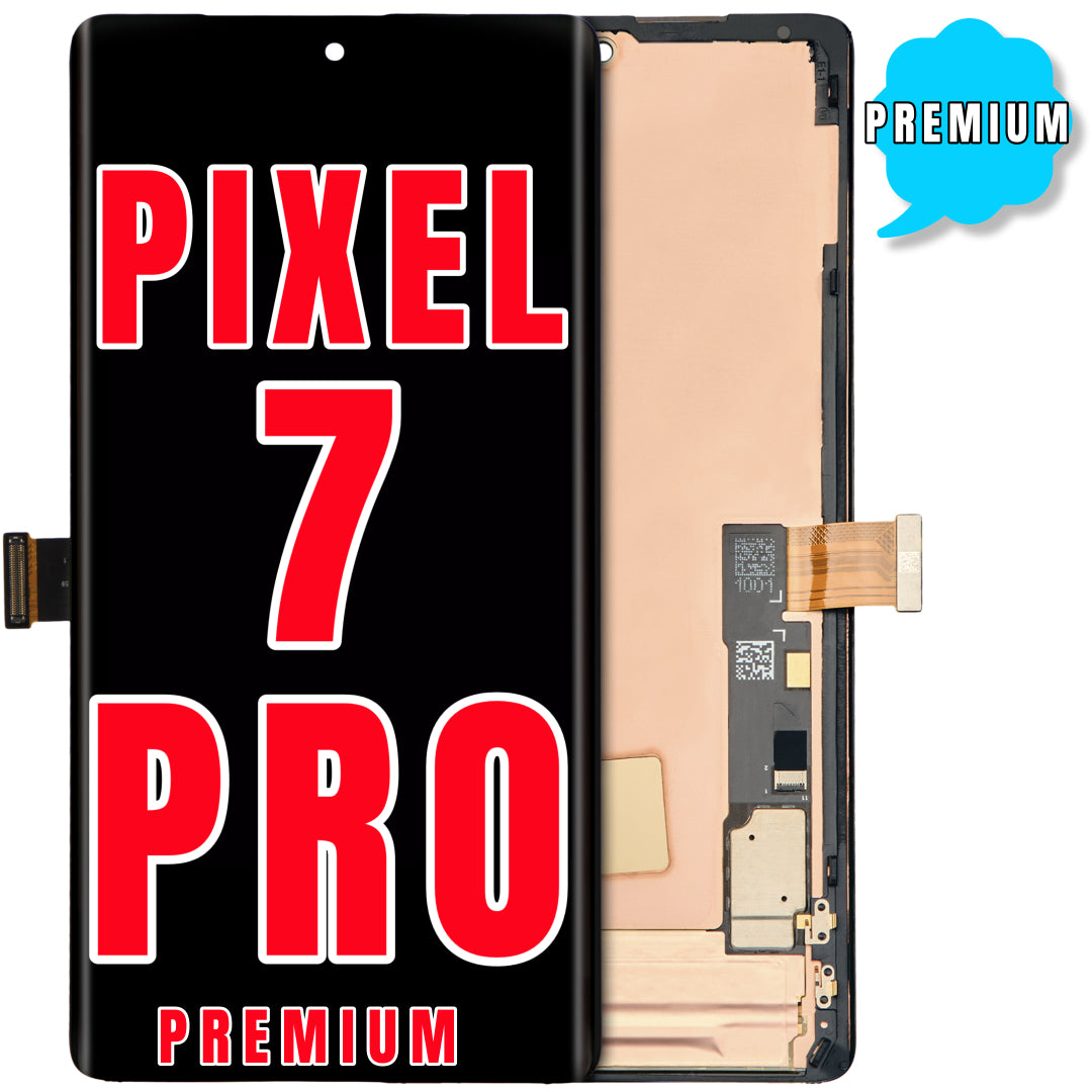 For Google Pixel 7 Pro OLED Screen Replacement With Frame (Premium) (All Colors)