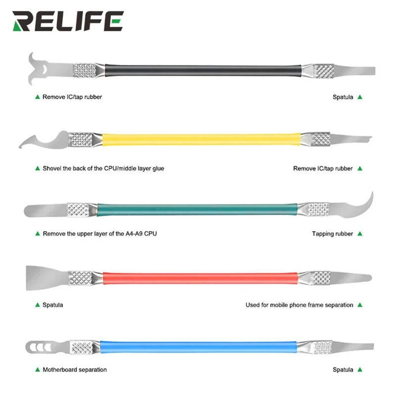 RELIFE RL-049B Motherboard Micro Welding Tools Spatula Blade (5 Pcs / Set)