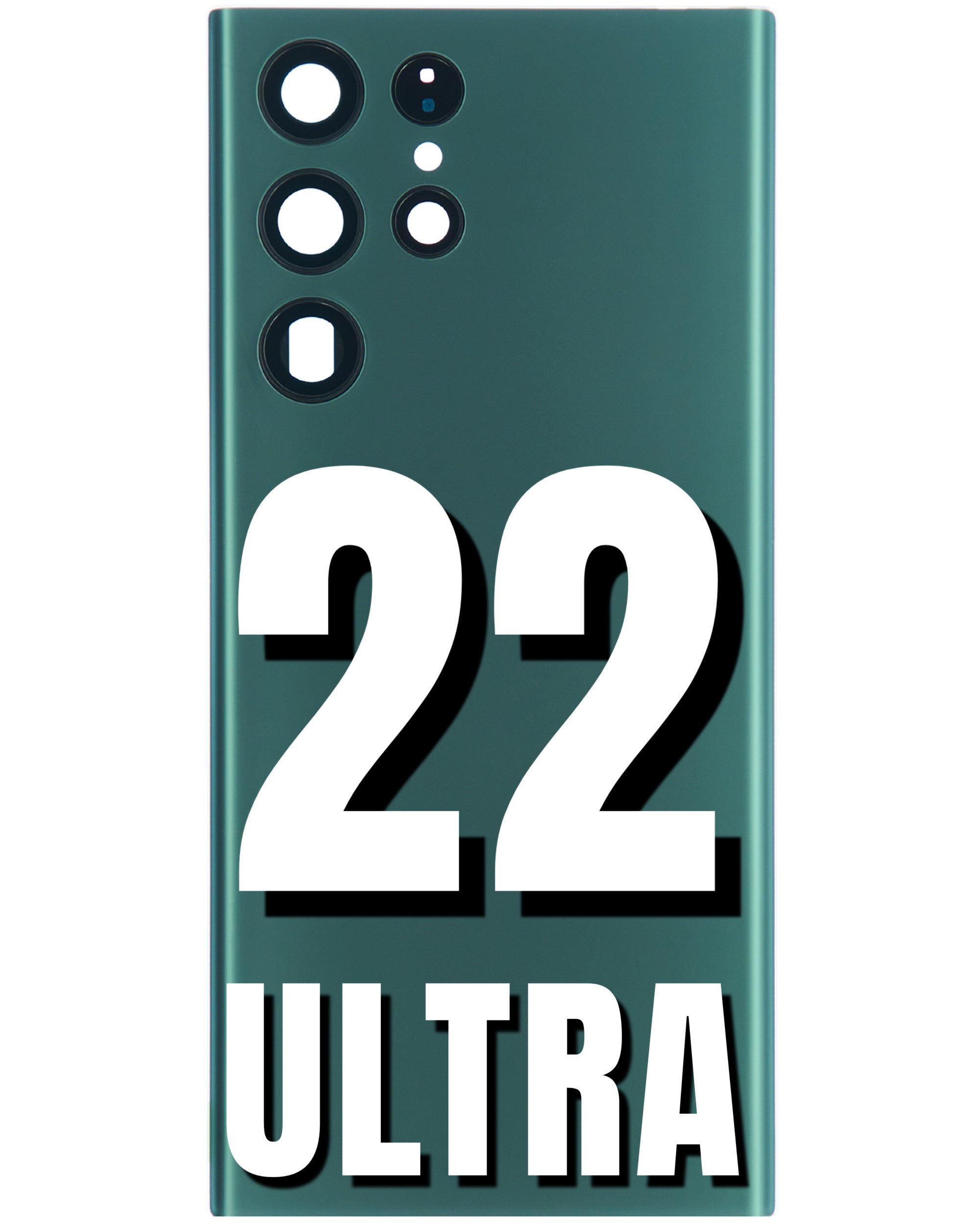 For Samsung Galaxy S22 Ultra 5G Back Cover With Camera Lens Glass Replacement (All Colors)