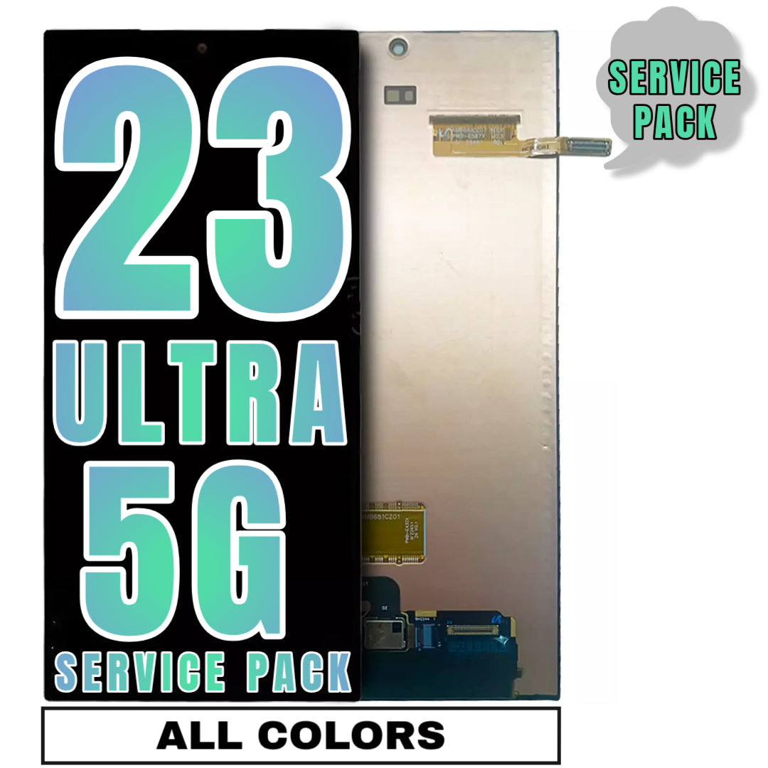 For Samsung Galaxy S23 Ultra 5G OLED Screen Replacement Without Frame (Service Pack) (All Colors)