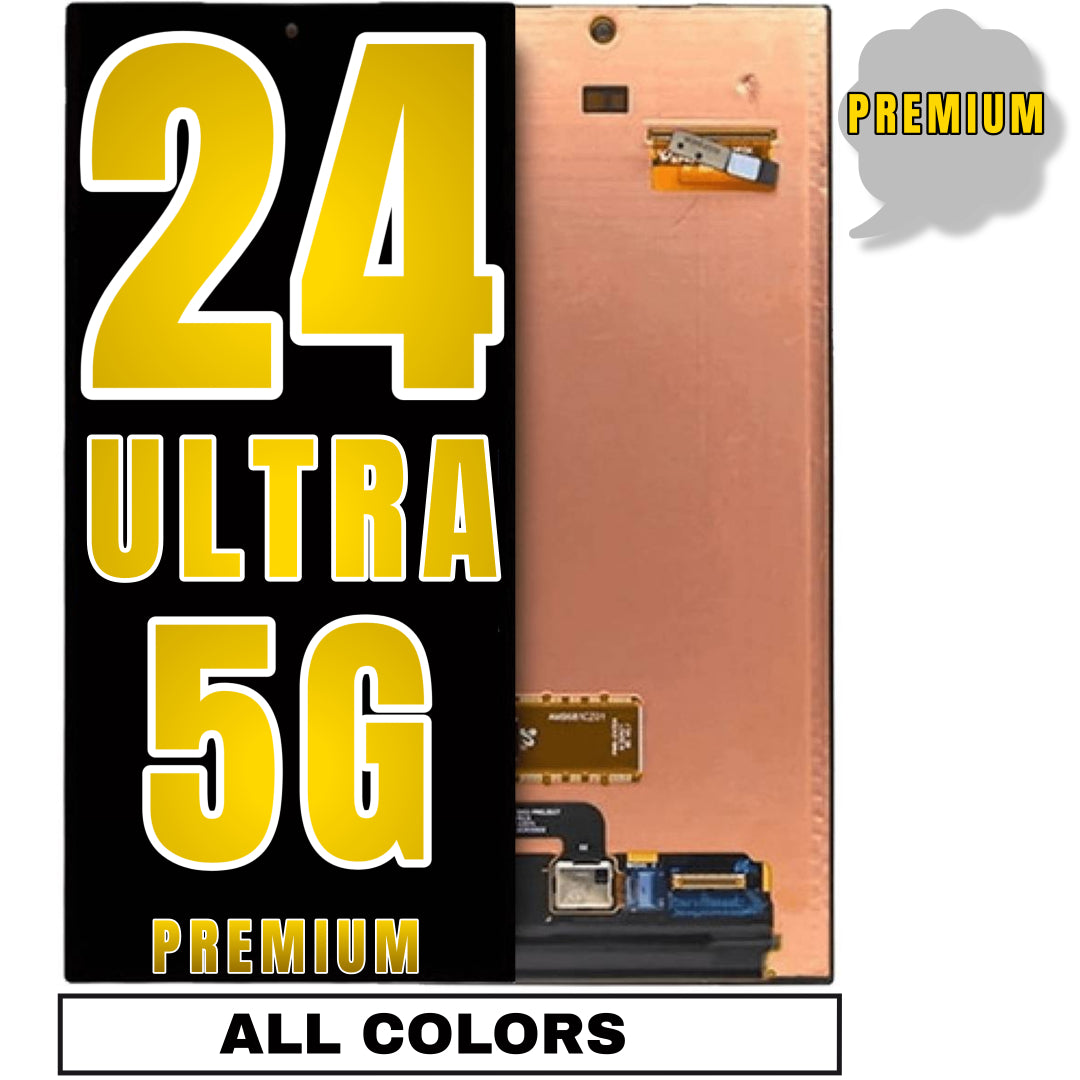 For Samsung Galaxy S24 Ultra 5G OLED Screen Replacement Without Frame (Premium) (All Colors)