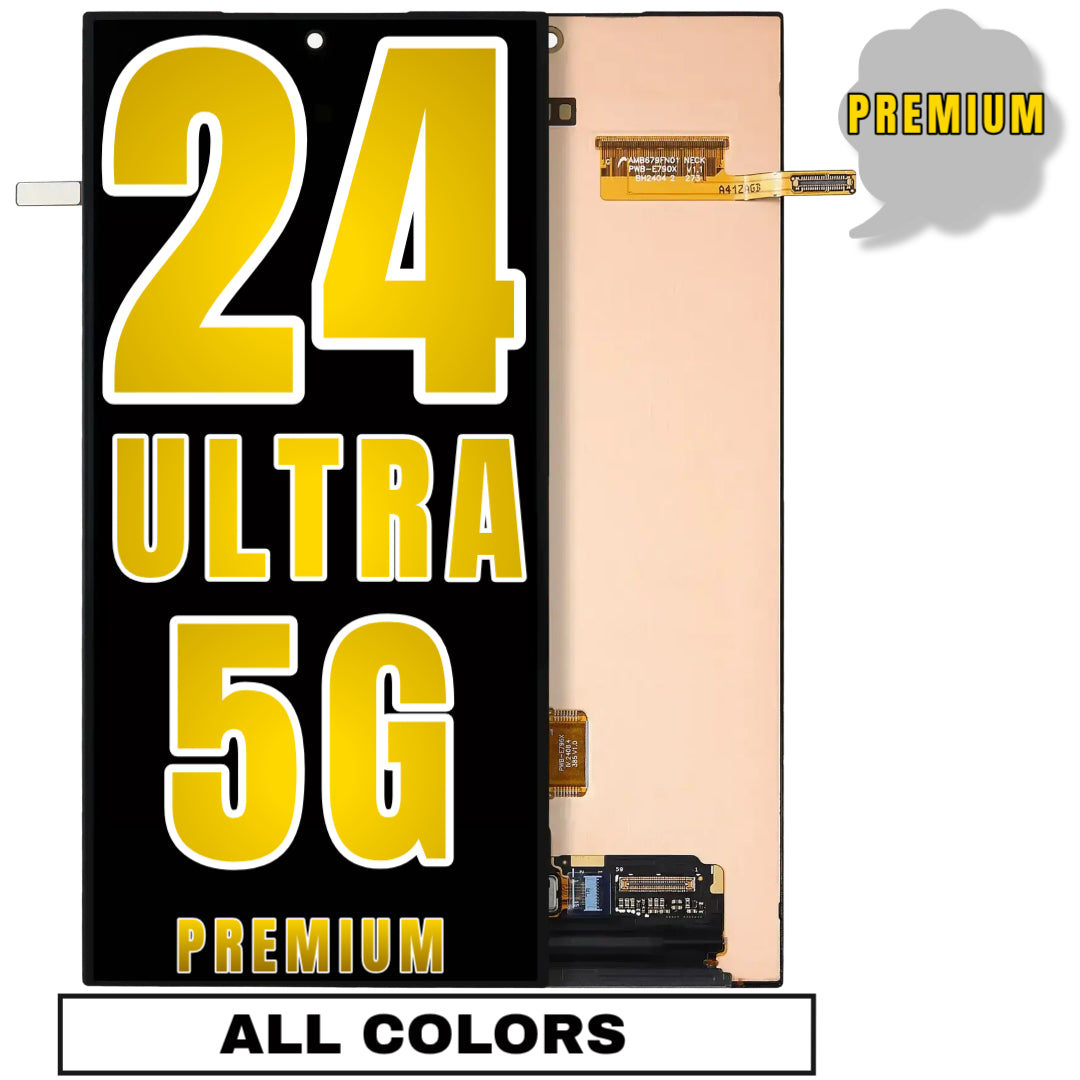 For Samsung Galaxy S24 Ultra 5G OLED Screen Replacement Without Frame (Premium) (All Colors)