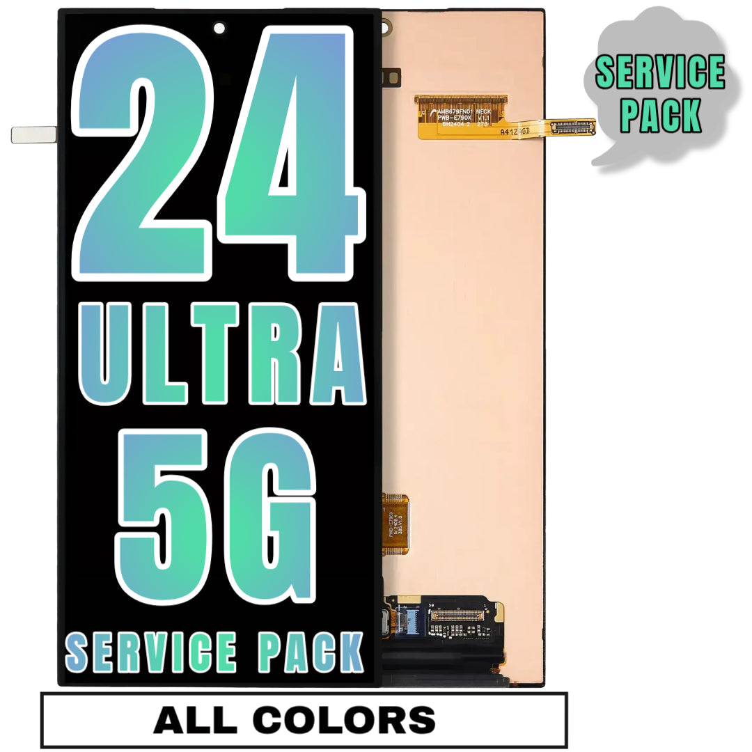 For Samsung Galaxy S24 Ultra 5G OLED Screen Replacement Without Frame (Service Pack) (All Colors)