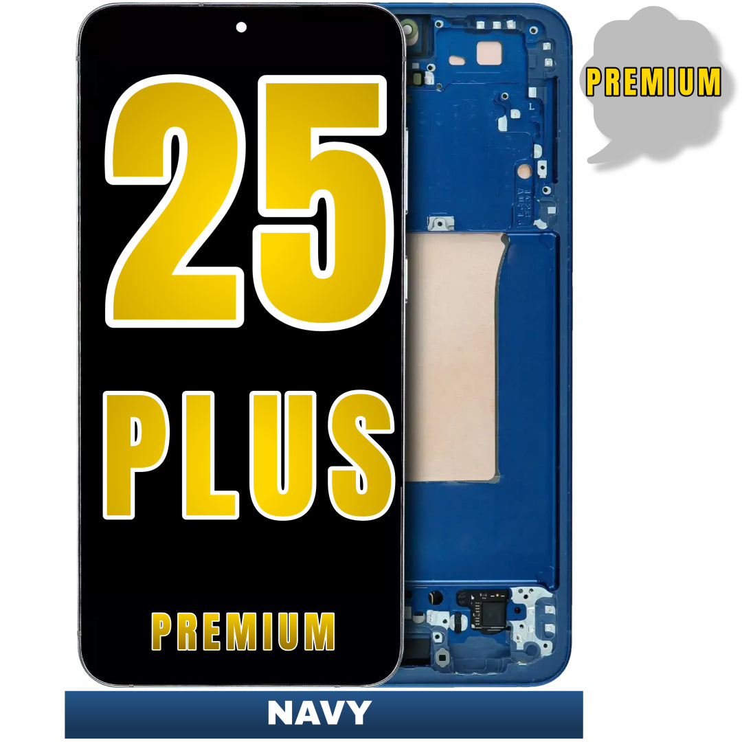 For Samsung Galaxy S25 Plus 5G OLED Screen Replacement With Frame (Premium) (Navy)