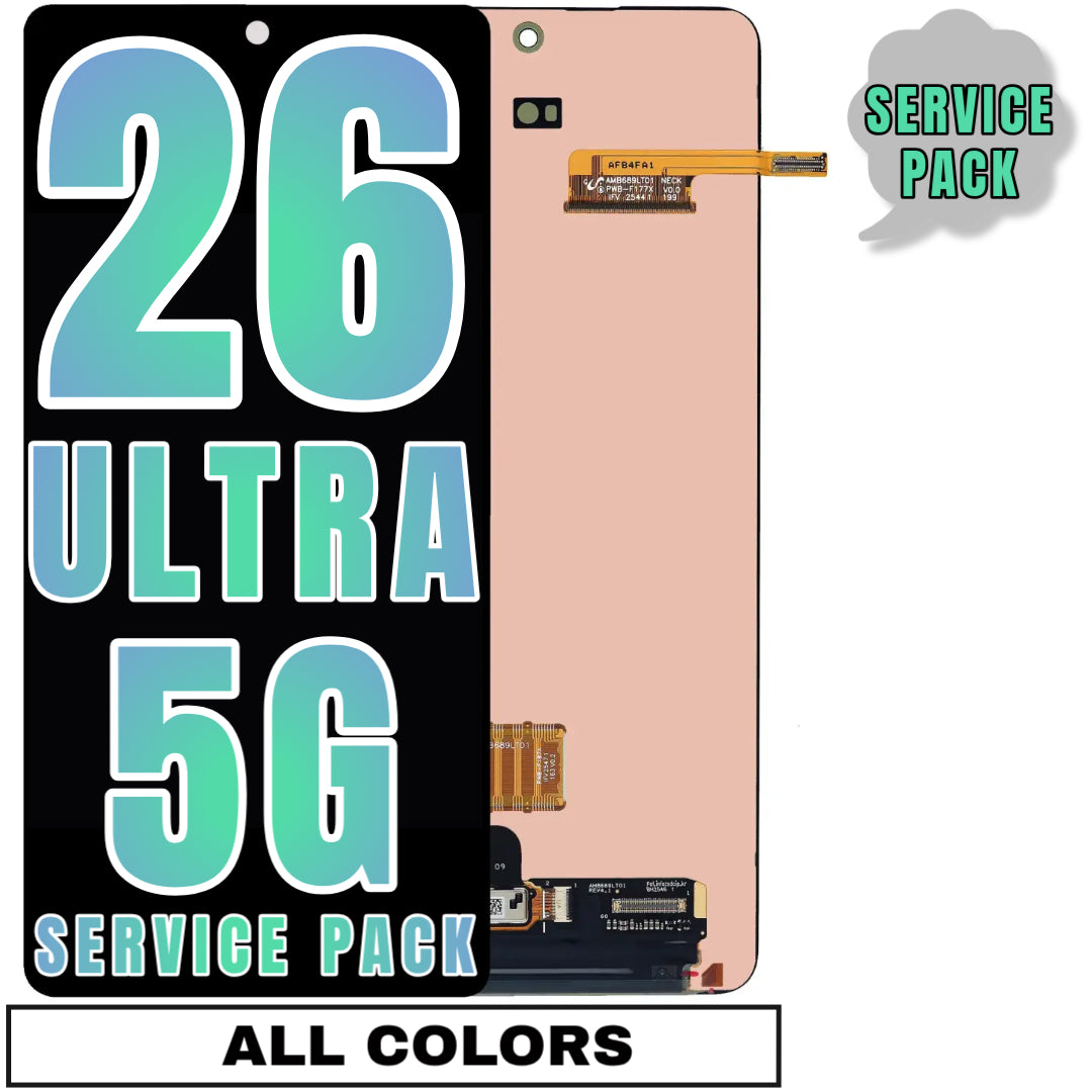 For Samsung Galaxy S26 Ultra 5G OLED Screen Replacement Without Frame (Service Pack) (All Colors)