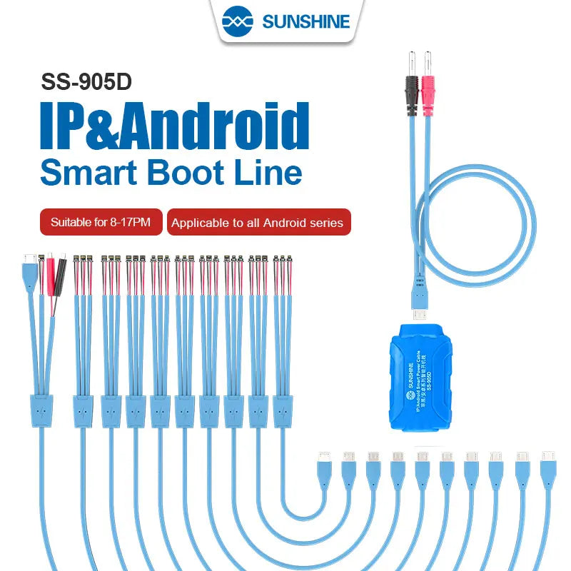 SUNSHINE SS-905D Smart Boot Cable For iPhone and Android / V11.0