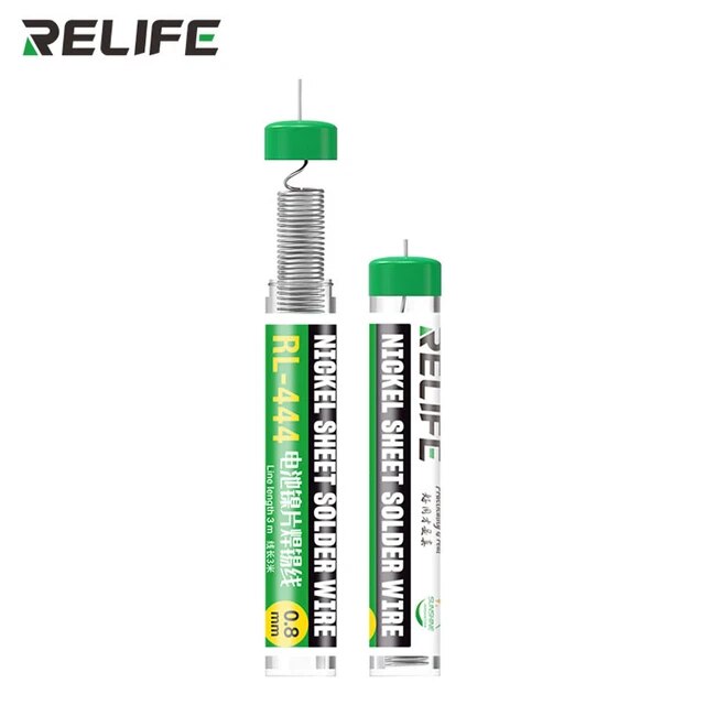 RELIFE RL-444 0.8mm Soldering Wire for Mobile Phone Battery Nickel Sheet Welding Repair Hand Tools