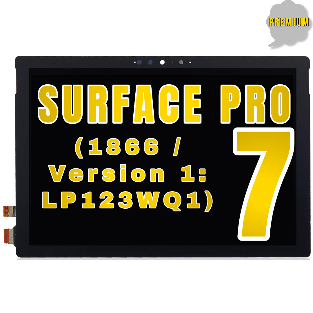 For Microsoft Surface Pro 7 LCD Screen Replacement (1866 / Version 1: LP123WQ1) (Premium)