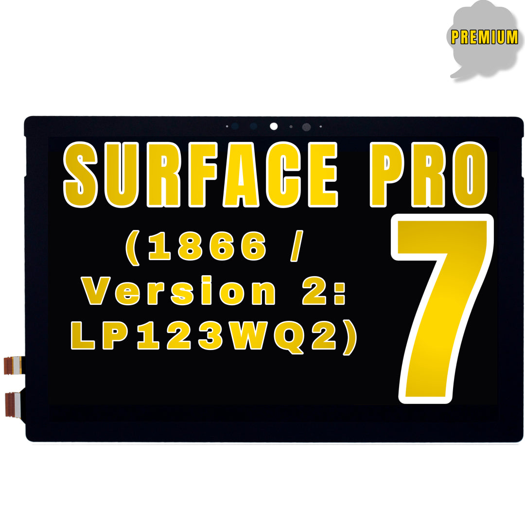 For Microsoft Surface Pro 7 LCD Screen Replacement (1866 / Version 2: LP123WQ2) (Premium)