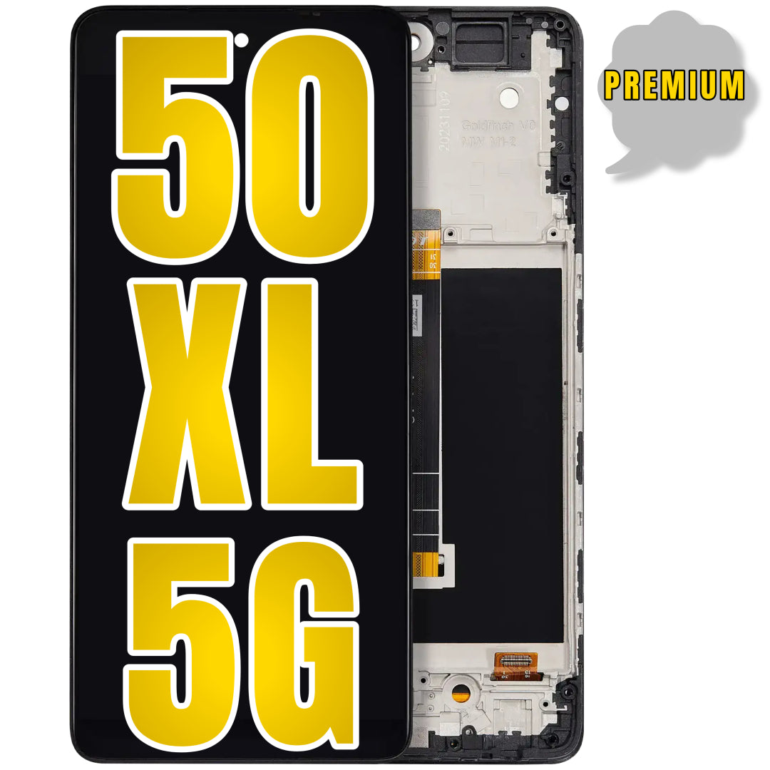 For TCL 50 XL 5G LCD Screen Replacement With Frame (Premium) (All Colors)
