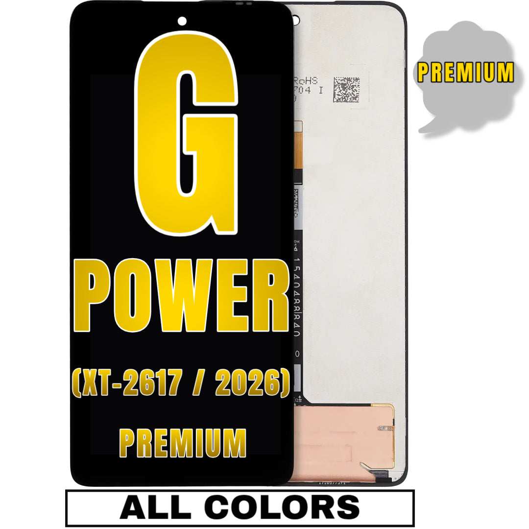 For Moto G Power (XT-2617 / 2026) LCD Screen Replacement Without Frame (Premium) (All Colors)