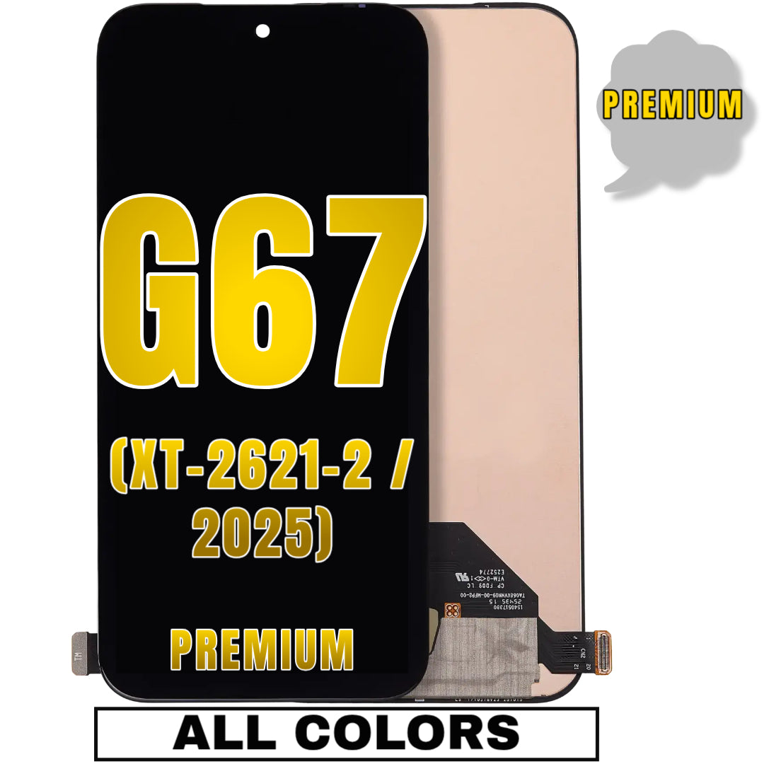 For Moto G67 (XT-2621-2 / 2026) OLED Screen Replacement Without Frame (Premium) (All Colors)