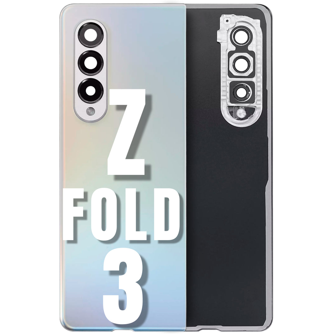 For Samsung Z Fold 3 5G (F926) Back Glass Cover Replacement With Camera Lens (All Colors)