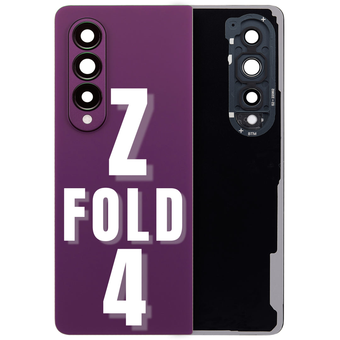 For Samsung Z Fold 4 5G (F936) Back Glass Cover Replacement With Camera Lens (All Colors)