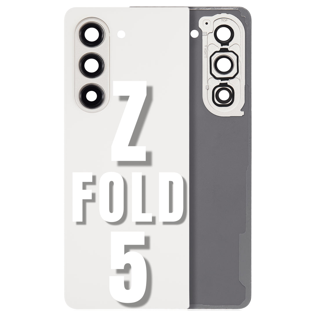 For Samsung Z Fold 5 5G (F946) Back Glass Cover Replacement With Camera Lens (All Colors)