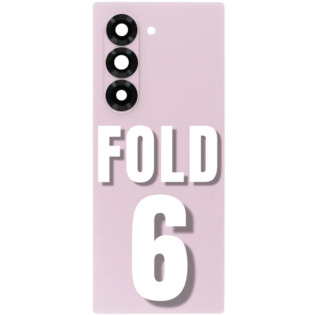 For Samsung Z Fold 6 5G Back Glass Cover Replacement With Camera Lens (All Colors)
